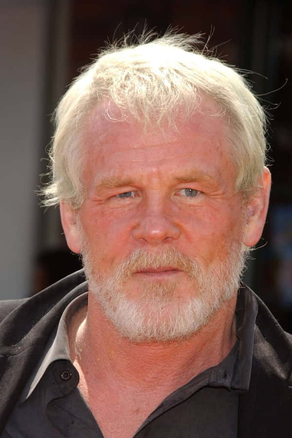 Actor Nick Nolte In A Candid Moment Wallpaper