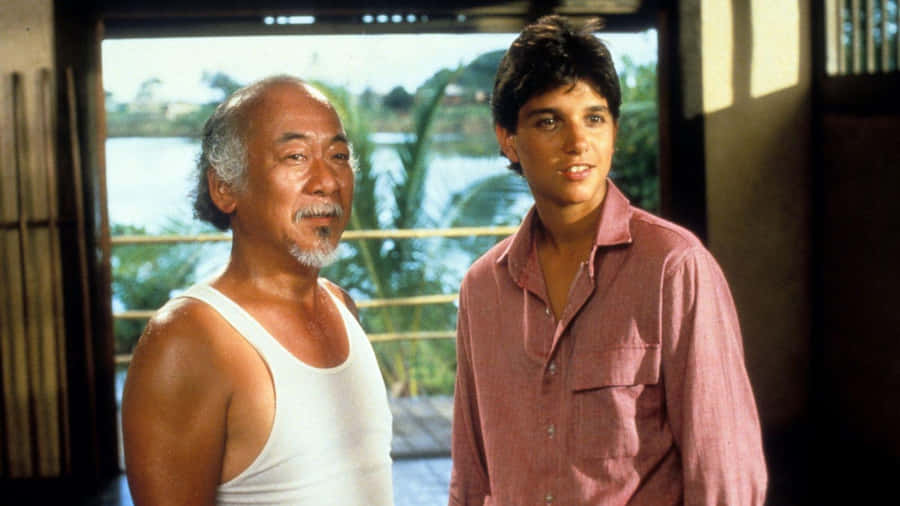 Actor Ralph Macchio Reunites With The Iconic Karate Kid In The Sequel Series Wallpaper