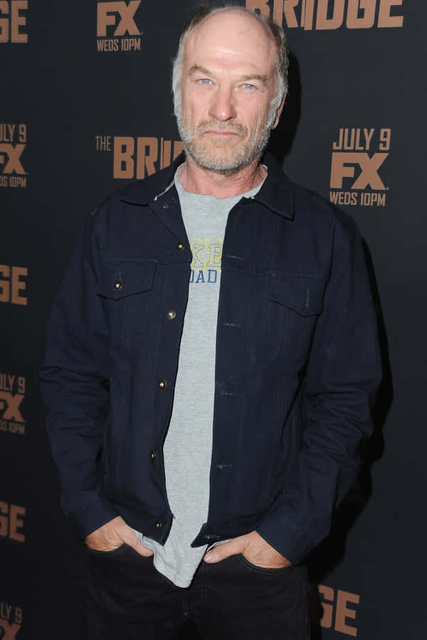 Actor Ted Levine Looking Dapper In A Tailored Suit. Wallpaper