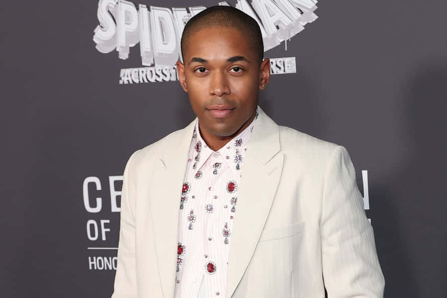 Actorat Eventin Floral Embellished Suit Wallpaper