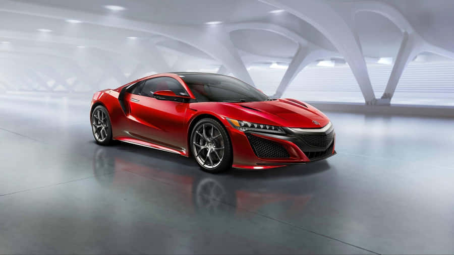 Acura Nsx Supercharged In Motion Wallpaper