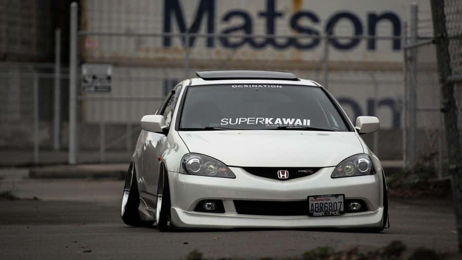 Acura Rsx Type-s In Action Wallpaper