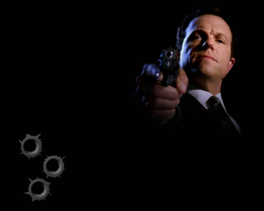 Adam Baldwin Gunshot Wallpaper