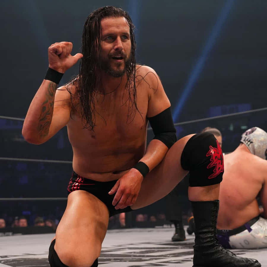 Adam Cole In The Ring During A Match Wallpaper