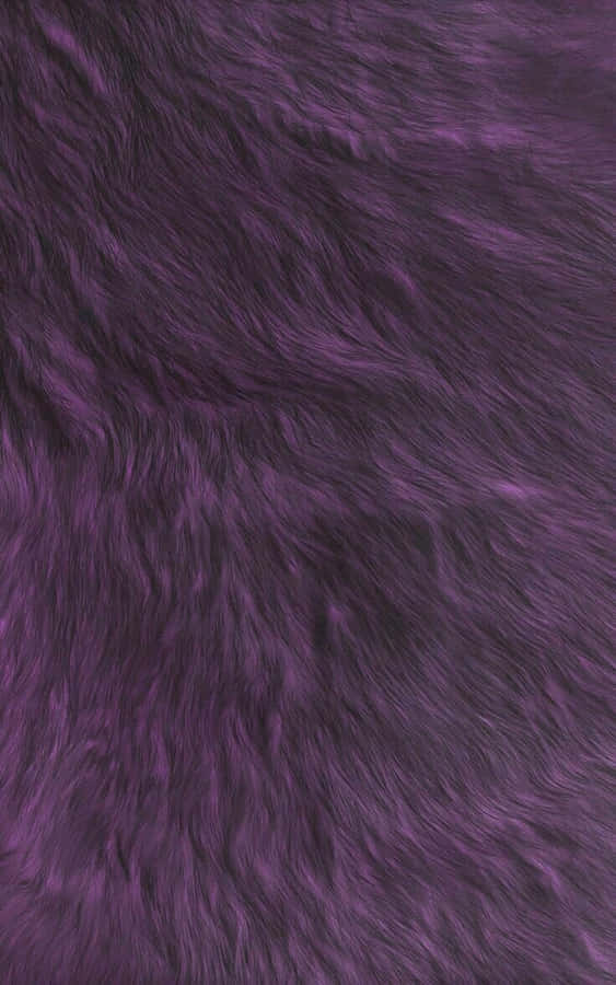 Add A Touch Of Luxury To Your Space With This Plush, Purple Faux Fur. Wallpaper