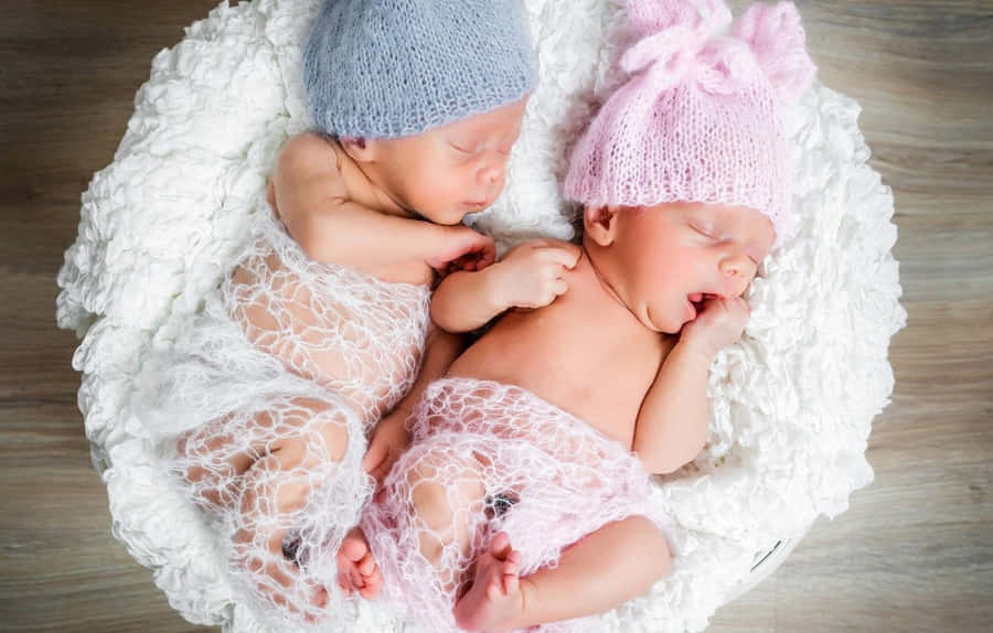 Adorable Baby In A Peaceful Slumber Wallpaper