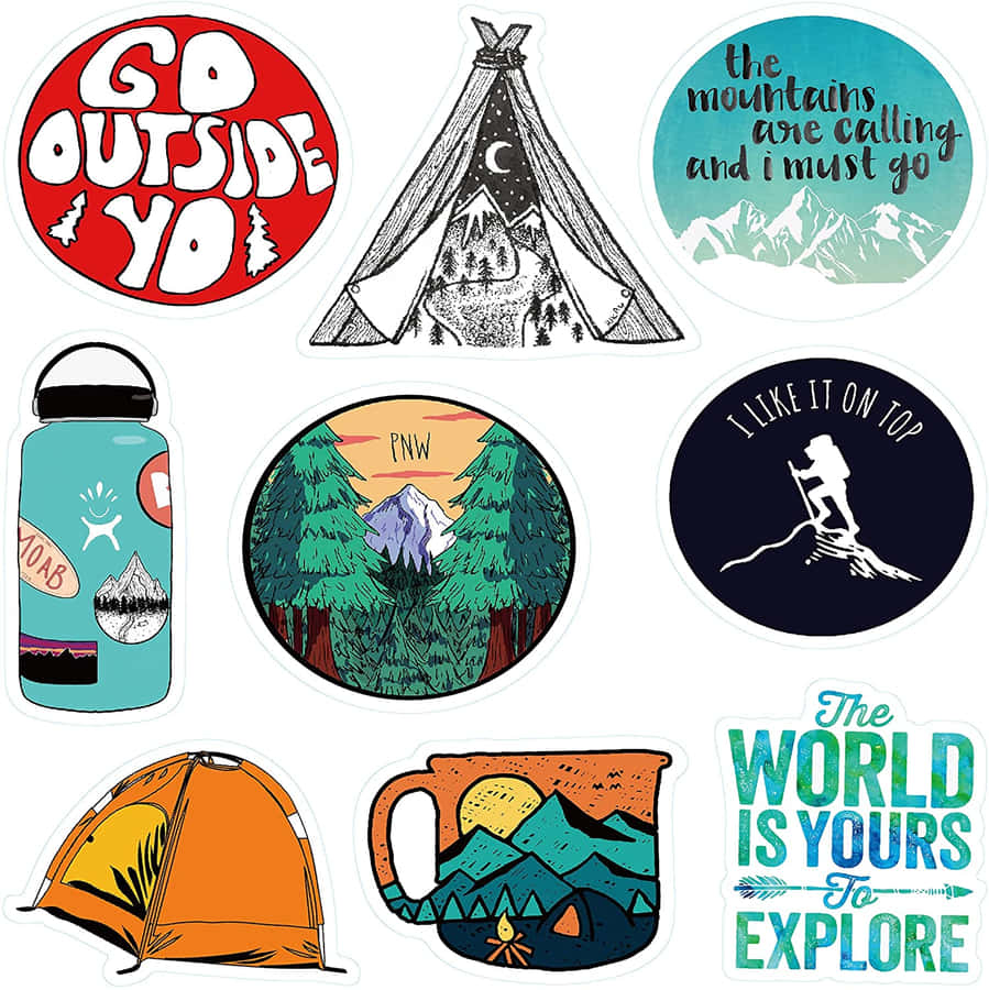 Adorable Collection Of Cute Stickers Wallpaper