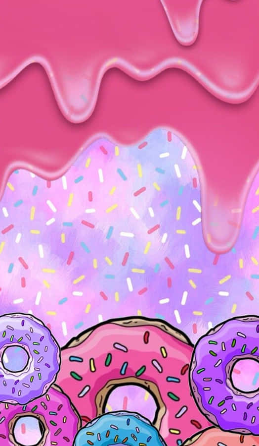 Adorable Donut Delight! Wallpaper