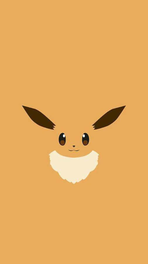 Adorable Eevee Looking Up Pleading For Attention Wallpaper