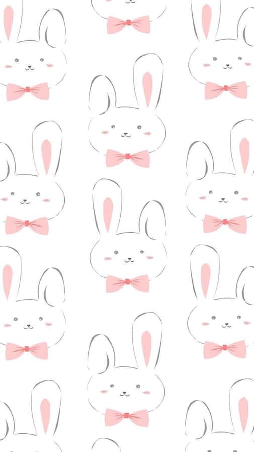 Adorable Kawaii Bunny Wallpaper