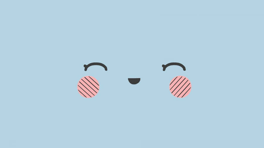 Adorable Kawaii Emoticon Wallpaper Wallpaper
