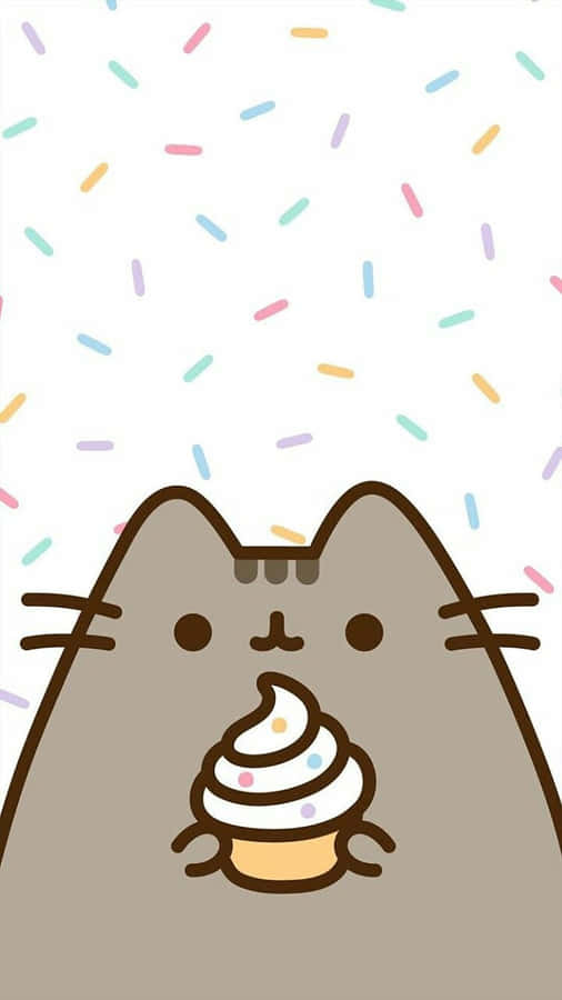 Adorable Pusheen Wallpaper