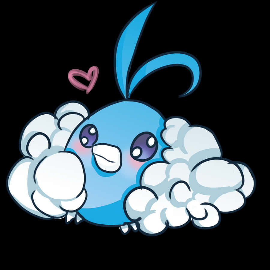 Adorable Swablu Art Wallpaper
