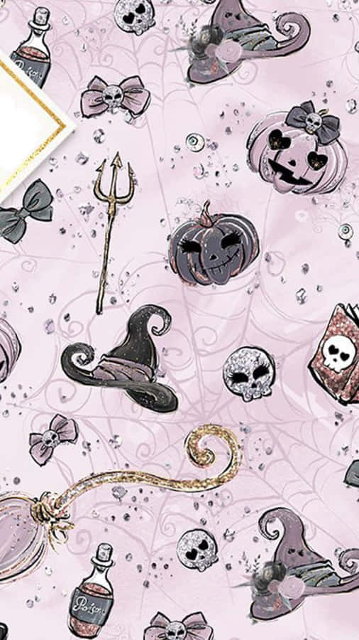 Adorable Witchcraft - A Vibrant Fusion Of Cute And Spooky Wallpaper