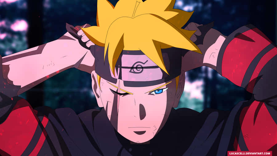 Adult Boruto Ready For The Fight Wallpaper