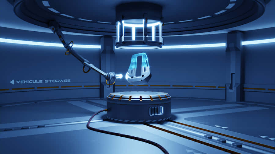 Advanced 3d Printer In Action Wallpaper