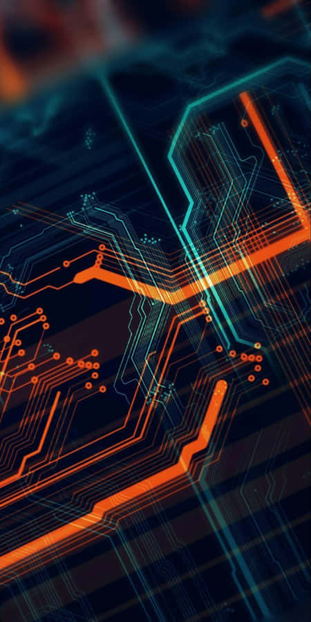 Advanced Circuitry Of Iphone Wallpaper