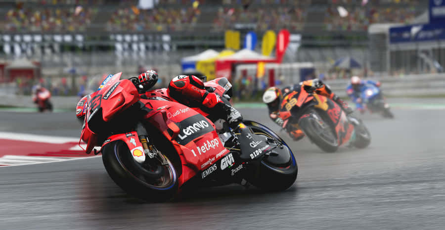 Advanced Motorcycle Race Wallpaper