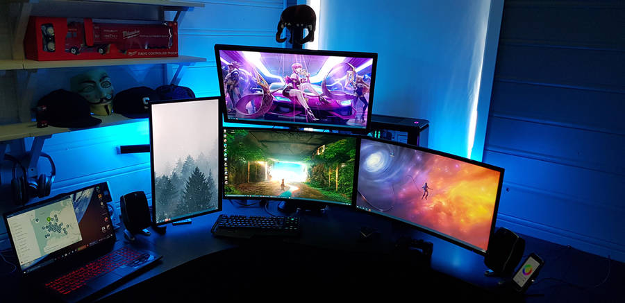 Advanced Multi-monitor Desktop Computer Wallpaper