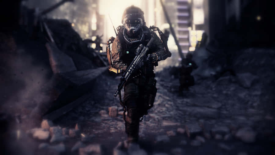 Advanced Warfare Mask Wallpaper