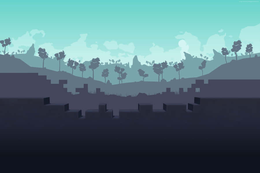 Adventurous Backdrop Of Indie Game World Wallpaper