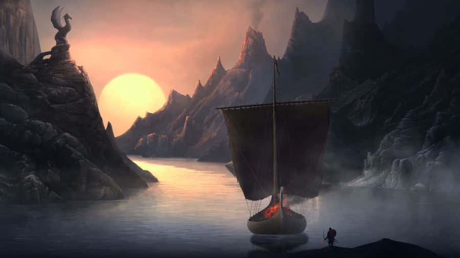 Adventurous Exploration In Open-world Games Wallpaper