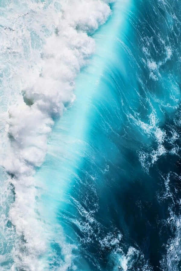 Aerial Ocean Waves Texture4 K U H D Wallpaper