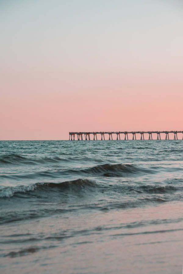 Aesthetic Beach Dusk Wallpaper