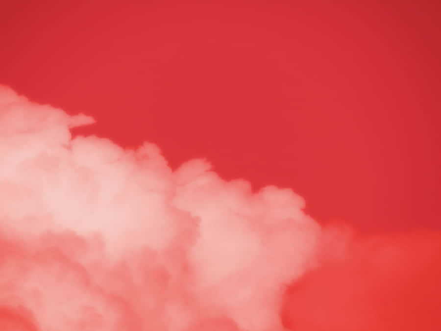 Aesthetic Beauty In Soft Red. Wallpaper