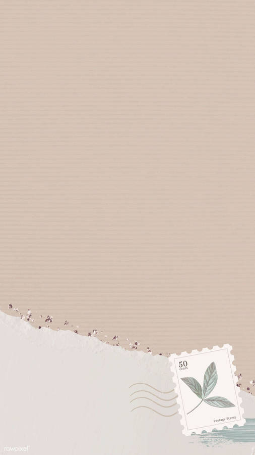Aesthetic Beige Vector Paper Wallpaper