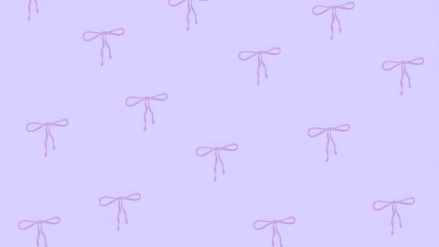 Aesthetic Bow Pattern Wallpaper