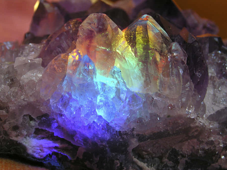 Aesthetic Crystal Brilliance Wallpaper