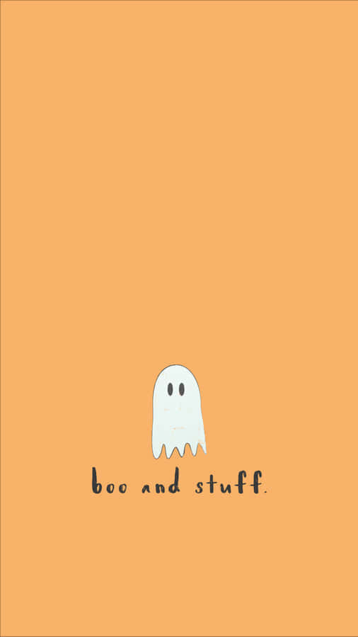 Aesthetic Cute Halloween Ghost Wallpaper