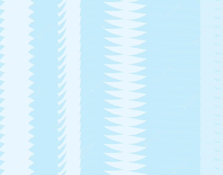 Aesthetic Light Blue Paper Cutout Wallpaper