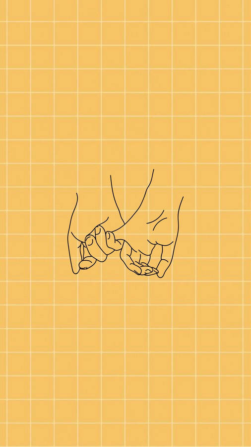 Aesthetic Love Pinky Promise Wallpaper