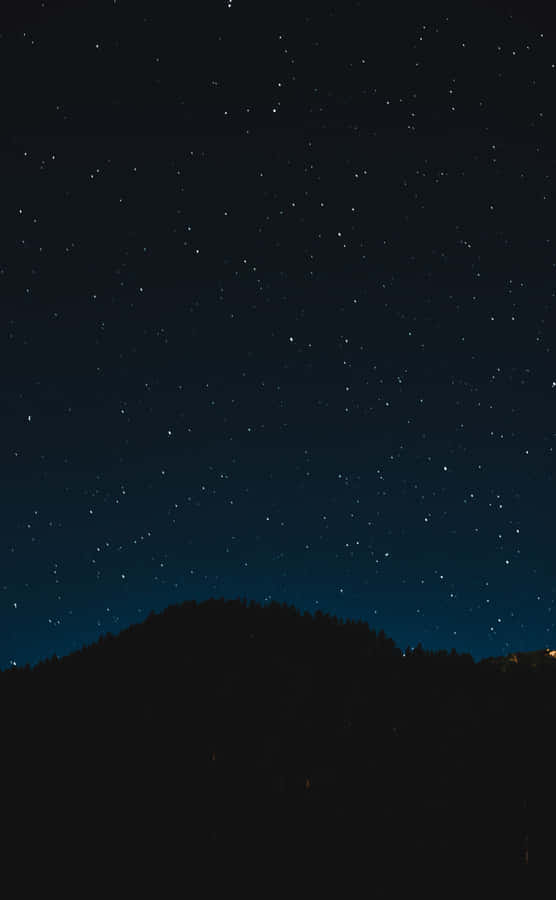 Aesthetic Night Sky With Stars Wallpaper