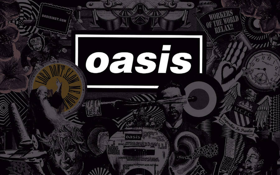 Aesthetic Oasis Band Logo Wallpaper