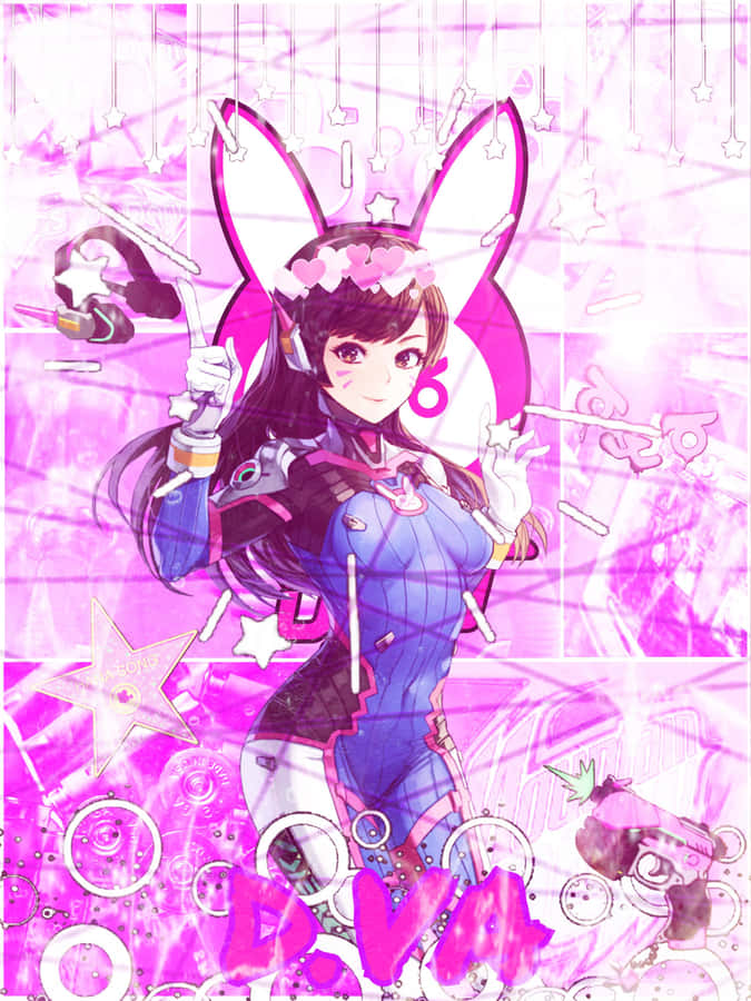 Aesthetic Overwatch Heroes In Vibrant Colors Wallpaper