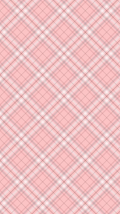 Aesthetic Pink Checkered Wallpaper