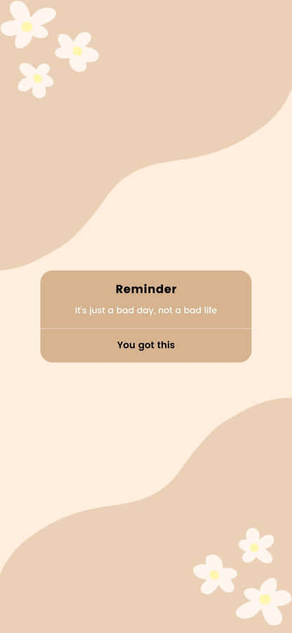 Aesthetic Reminder - Keep Calm And Remind Yourself Of What Truly Matters. Wallpaper