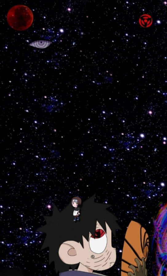 Aesthetic Rendering Of Obito’s Power Wallpaper