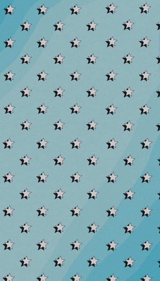 Aesthetic Star With Twinkling Lights Wallpaper