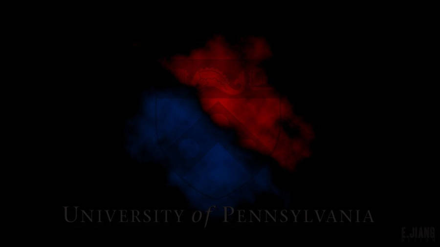 Aesthetic University Of Pennsylvania School Colors Wallpaper