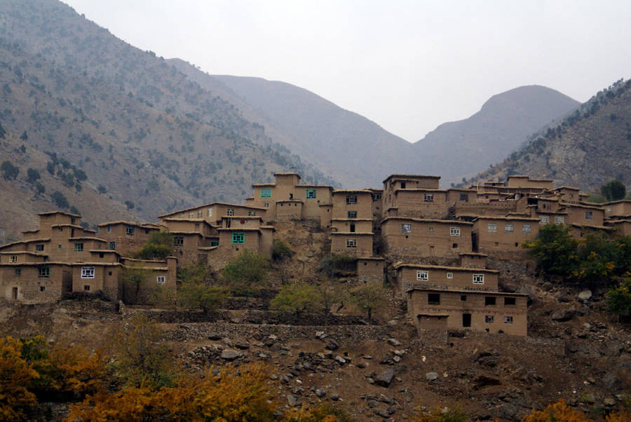 Afghanistan Panjshir Valley Village Wallpaper