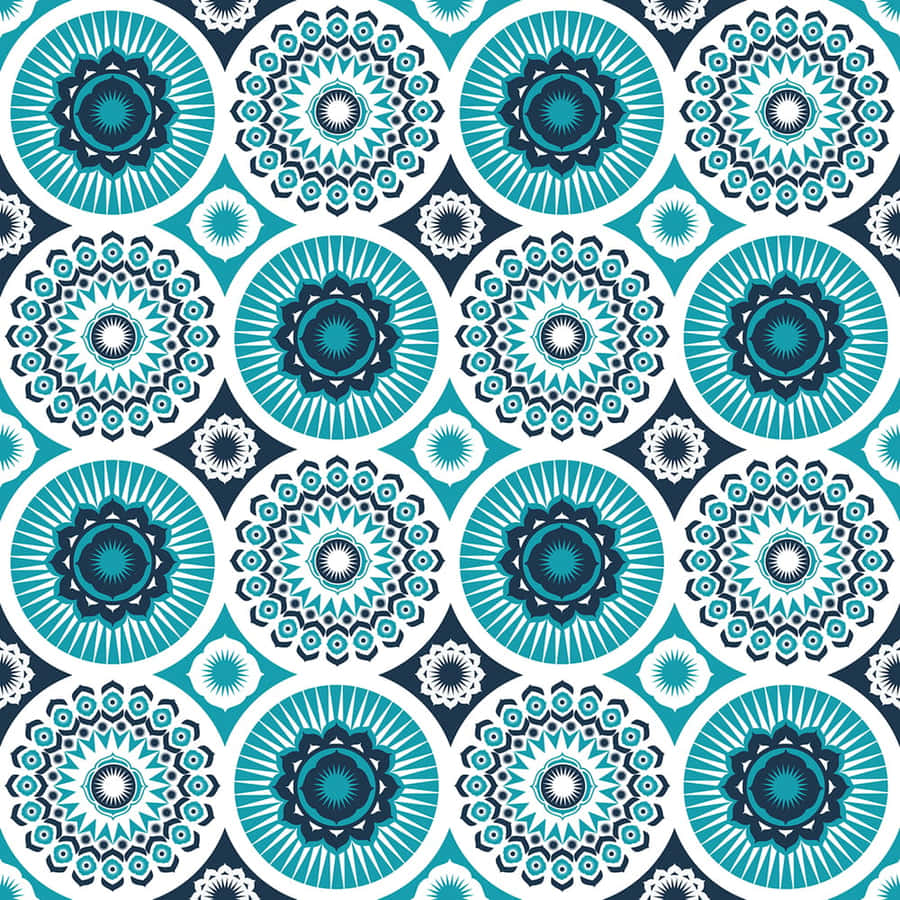 African Print Geometric Patterns Wallpaper