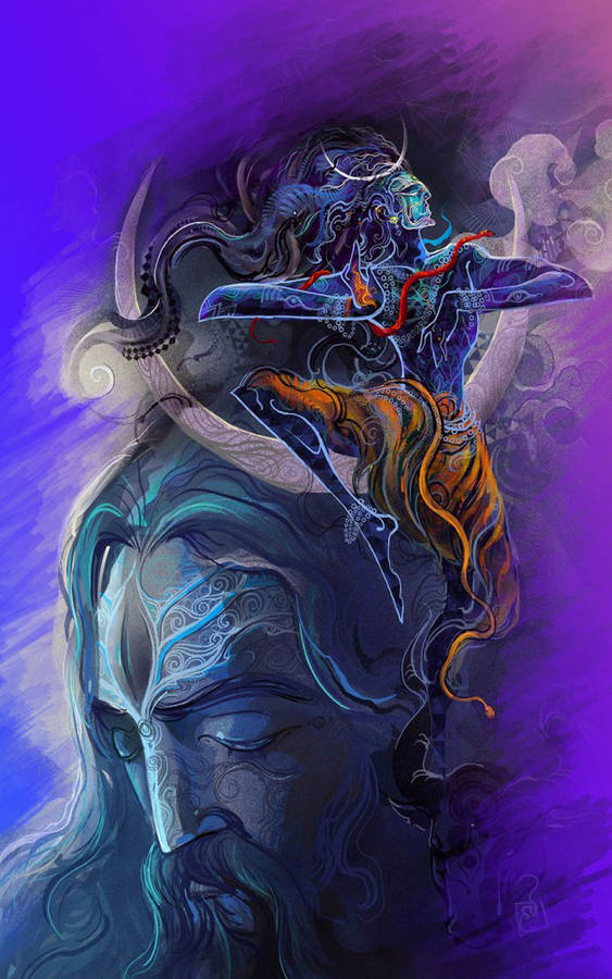 Aghori Shiva Art Wallpaper