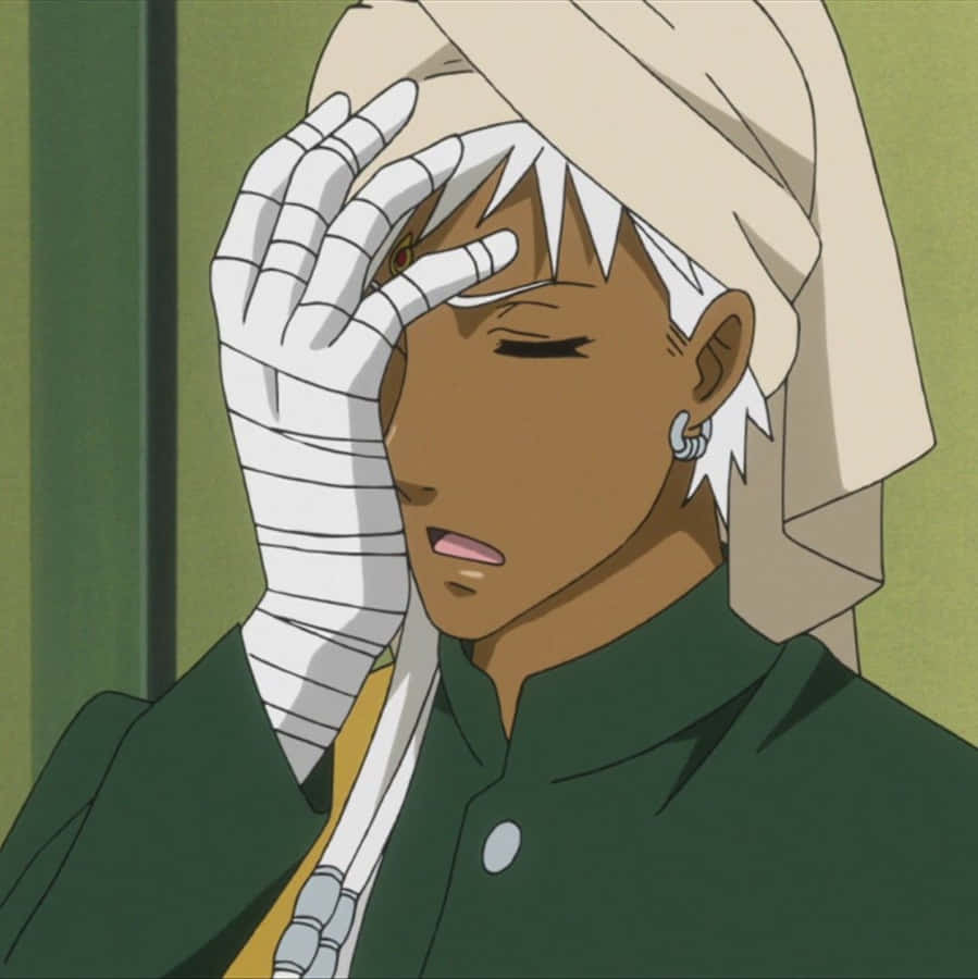 Agni From Black Butler In A Dramatic Pose Wallpaper