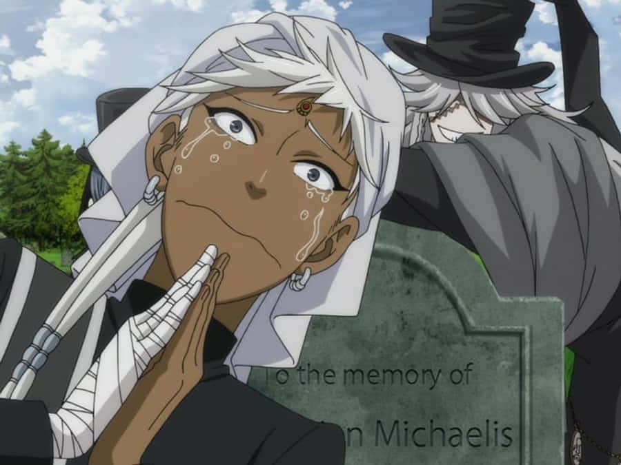 Agni From Black Butler In An Action-packed Scene Wallpaper