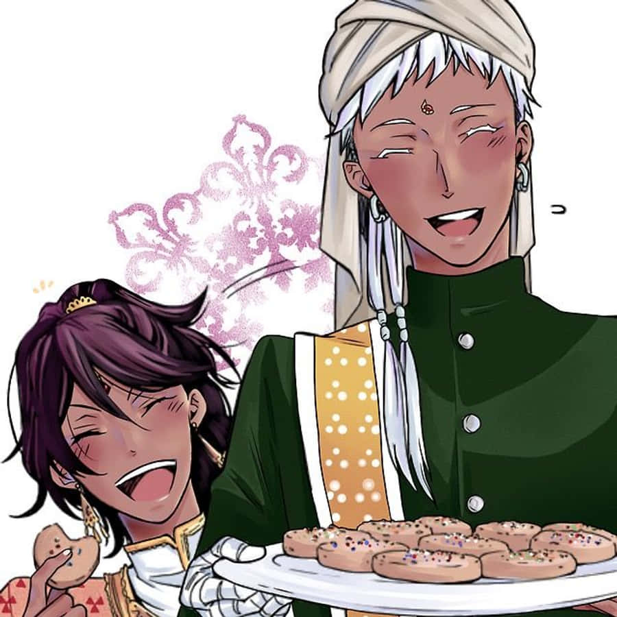 Agni From Black Butler Striking A Powerful Pose Wallpaper