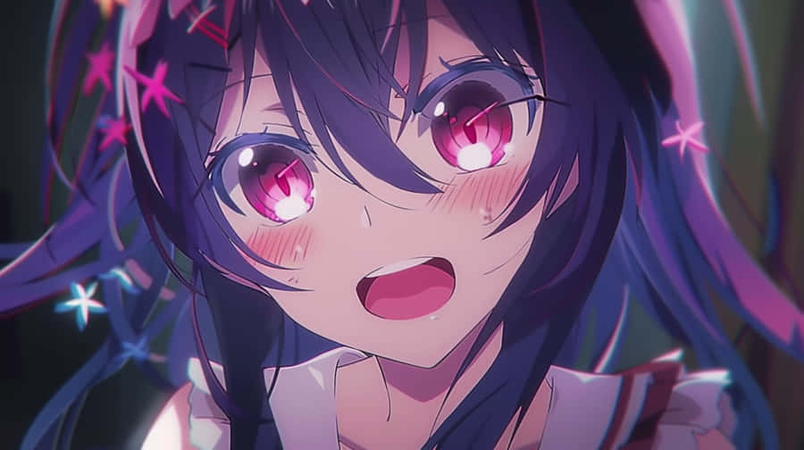 Ai Hoshino Anime Expression Wallpaper